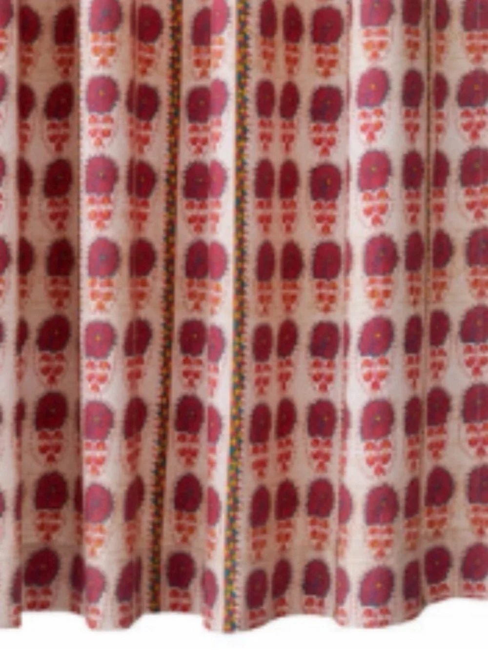 St. Frank Fuchsia Daisy Suzani Shower Curtain
